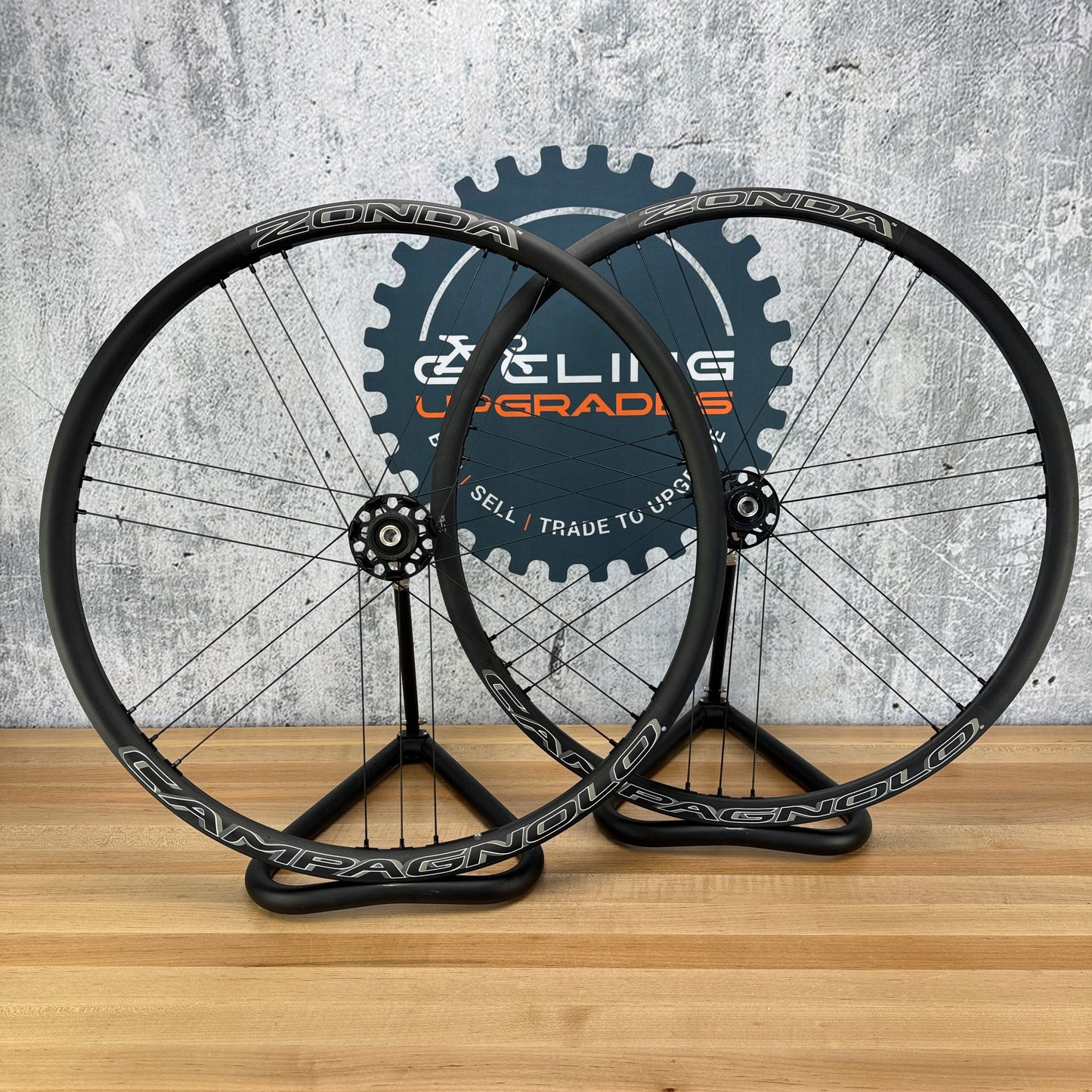 New! Campagnolo Zonda C17 Alloy Clincher Disc Brake Wheelset 700c 1645g