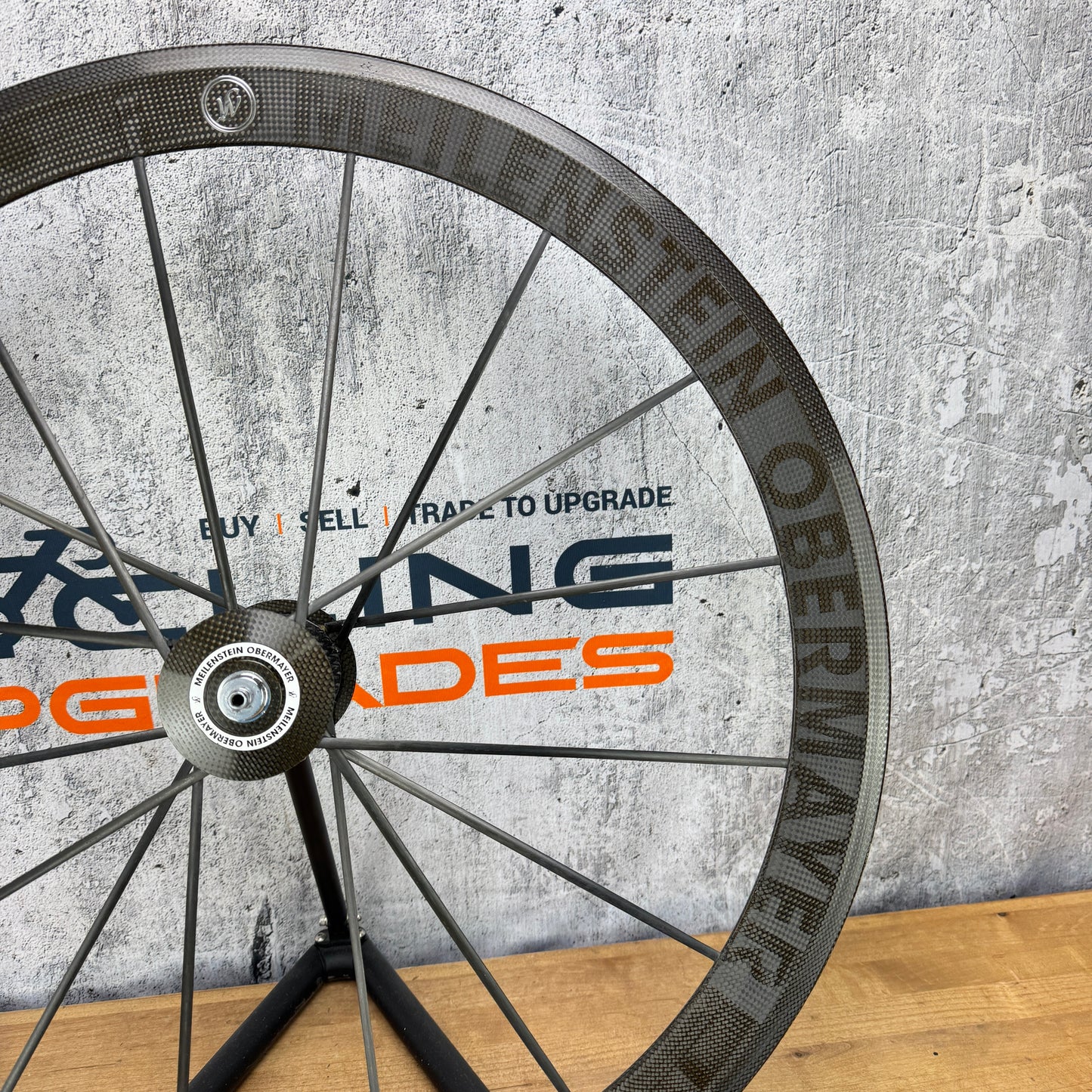 2019 Lightweight Meilenstein Obermayer Carbon Tubular Front Wheel 700c Rim Brake