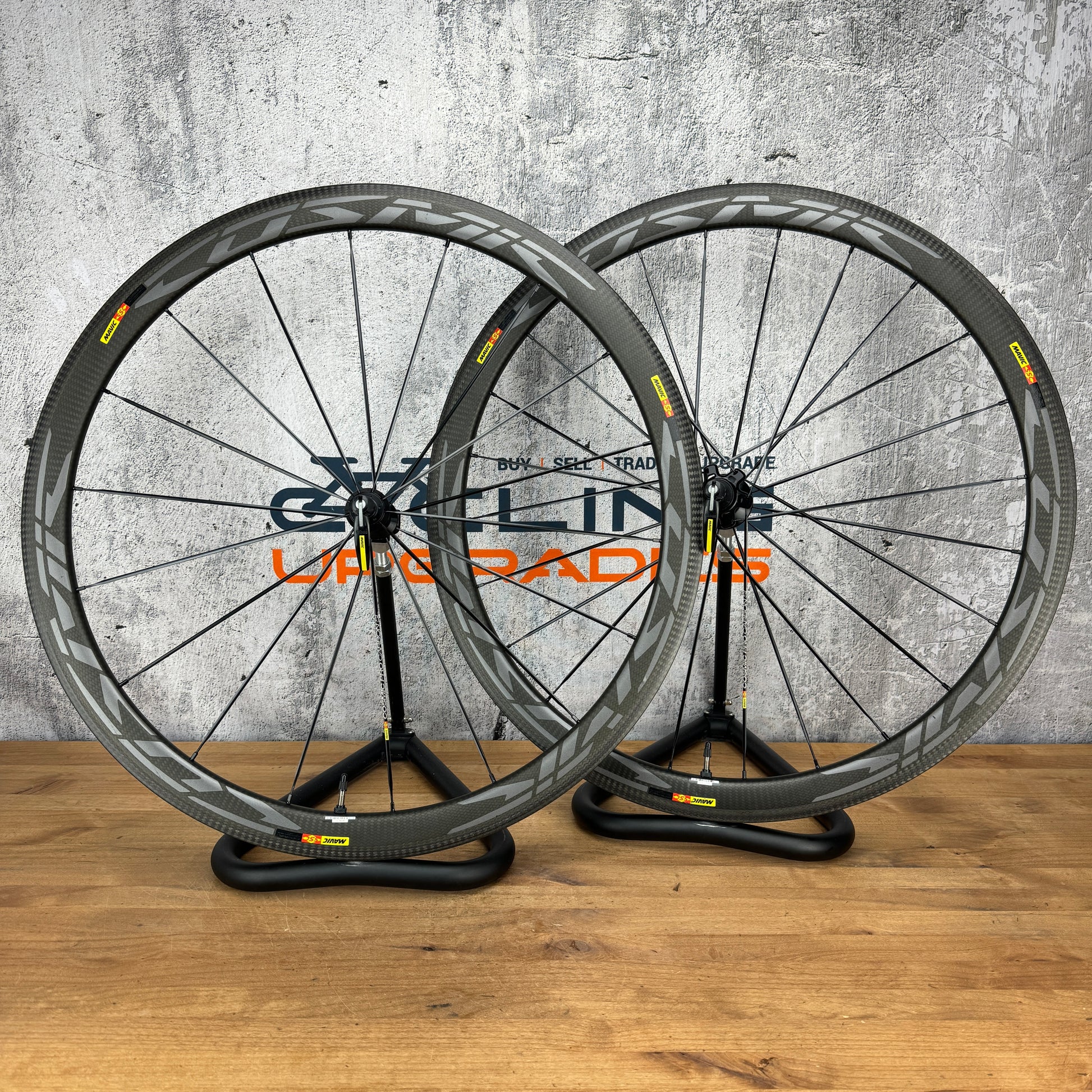 Mavic Cosmic Pro SL UST Carbon Tubeless Wheelset 700c Rim Brake 