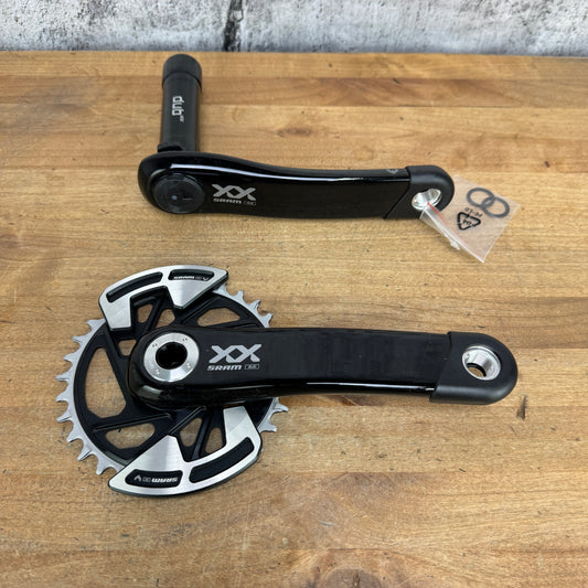 New! SRAM XX Eagle T-Type Quarq Carbon Power Meter 165mm 32t Crankset DUB Wide