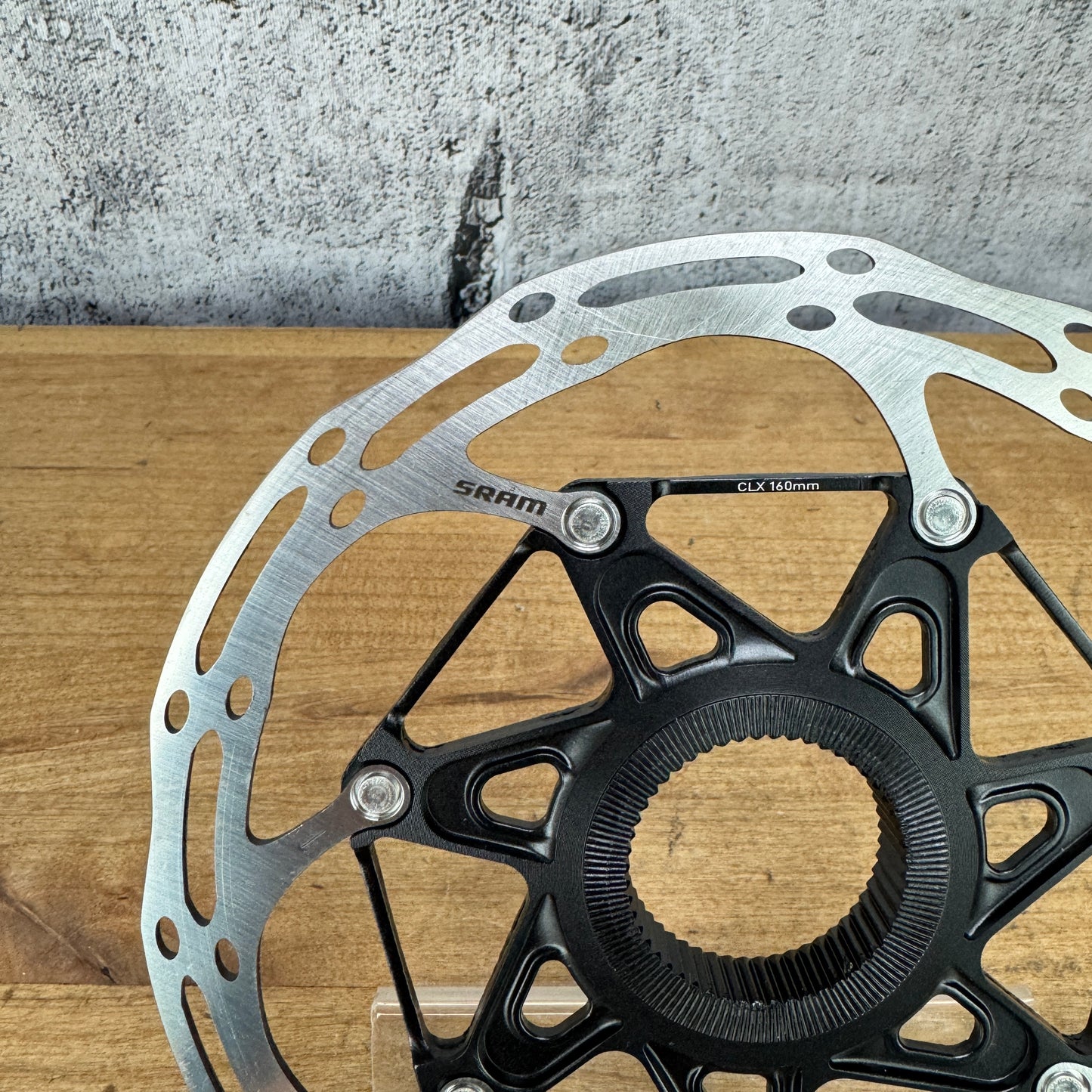 SRAM CLX 160mm Single Bike Disc Brake Rotors w/ Lockring 124g