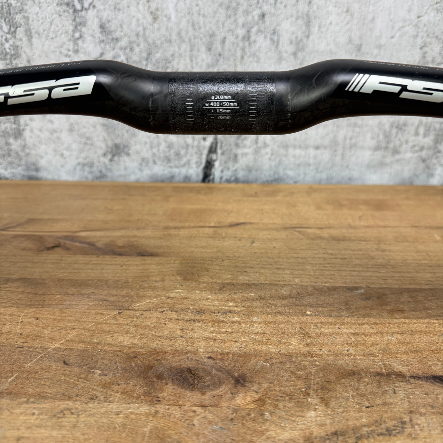 Light Use! FSA K-Wing AGX 40/45cm Carbon 31.8mm 76mm Reach 115mm Drop Handlebar