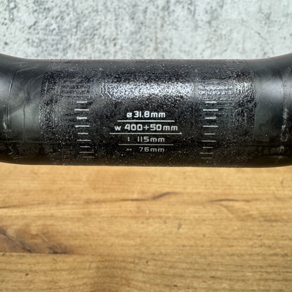 Light Use! FSA K-Wing AGX 40/45cm Carbon 31.8mm 76mm Reach 115mm Drop Handlebar