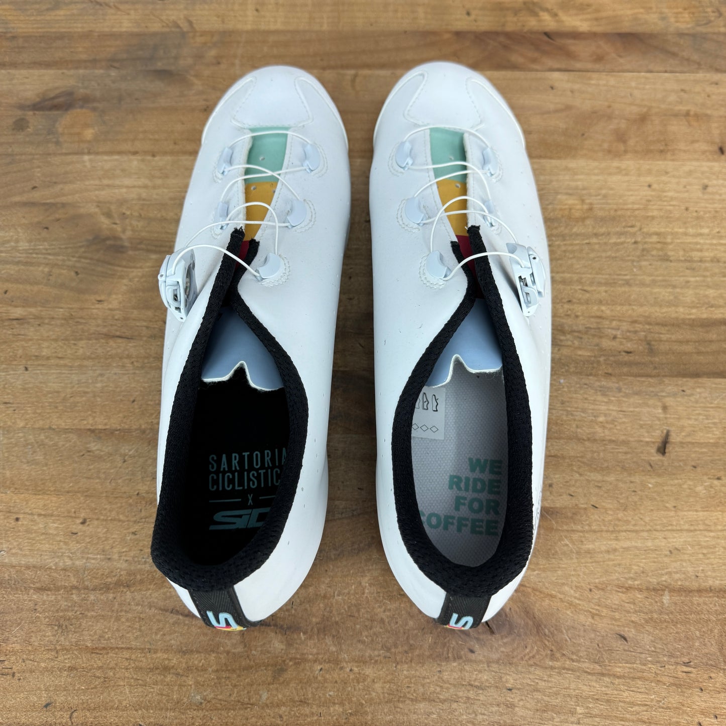 Worn Once! Sidi Laghee Sprint Road Sartoria Ciclistica Men's 48 Cycling Shoes