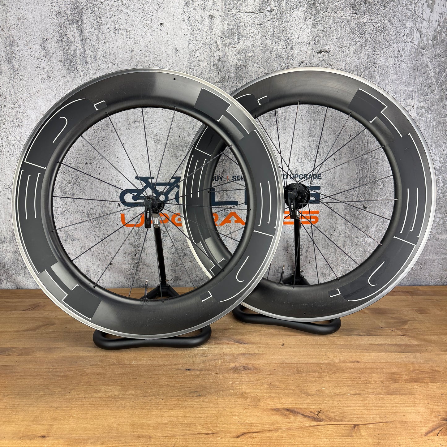 HED Jet RC9 Carbon Alloy Tubeless Wheelset 700c Rim Brake 1920g