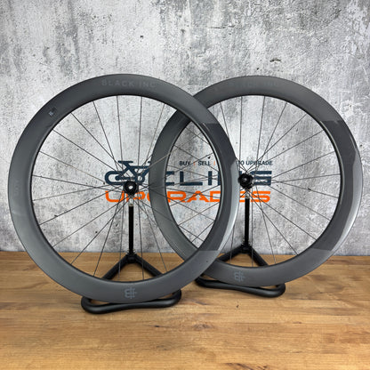 2024 Black Inc Sixty Carbon Tubeless Disc Brake Wheelset 700c 1638g