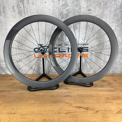 2024 Black Inc Sixty Carbon Tubeless Disc Brake Wheelset 700c 1638g