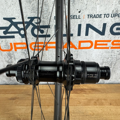 2024 Black Inc Sixty Carbon Tubeless Disc Brake Wheelset 700c 1638g