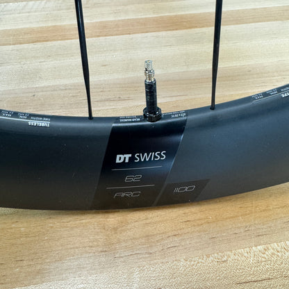 DT Swiss ARC 1100 Dicut 62 Carbon Tubeless Disc Wheelset 700c DT 180 Hubs
