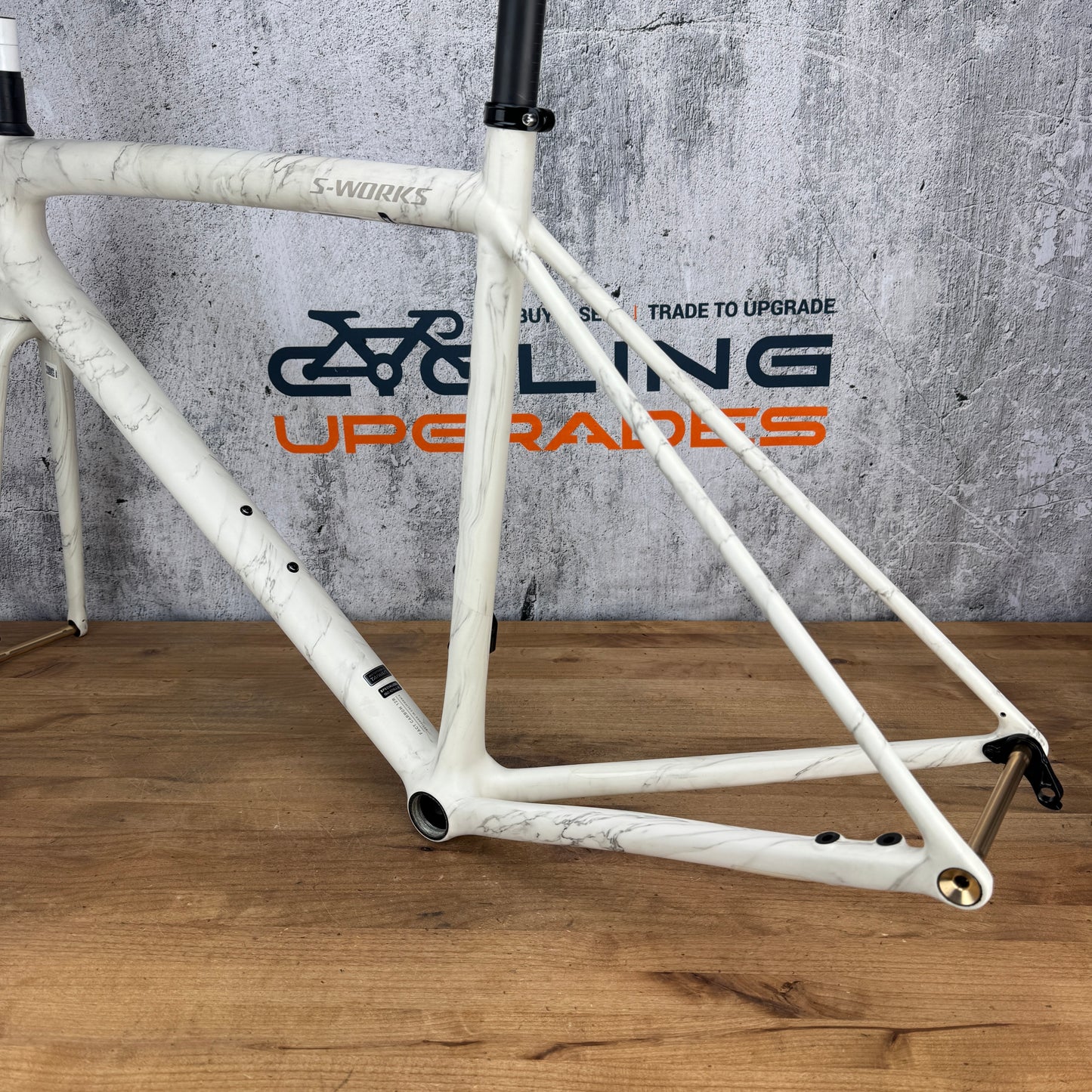 New! 2024 Specialized S-Works Aethos LTD Edition Marble 56cm Carbon Frameset
