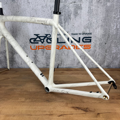 New! 2024 Specialized S-Works Aethos LTD Edition Marble 56cm Carbon Frameset