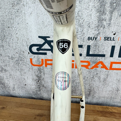 New! 2024 Specialized S-Works Aethos LTD Edition Marble 56cm Carbon Frameset