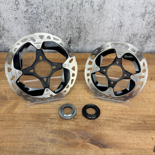 Light Use! Shimano XTR RT-MT900 160/140mm Center Lock Disc Brake Rotors 189g