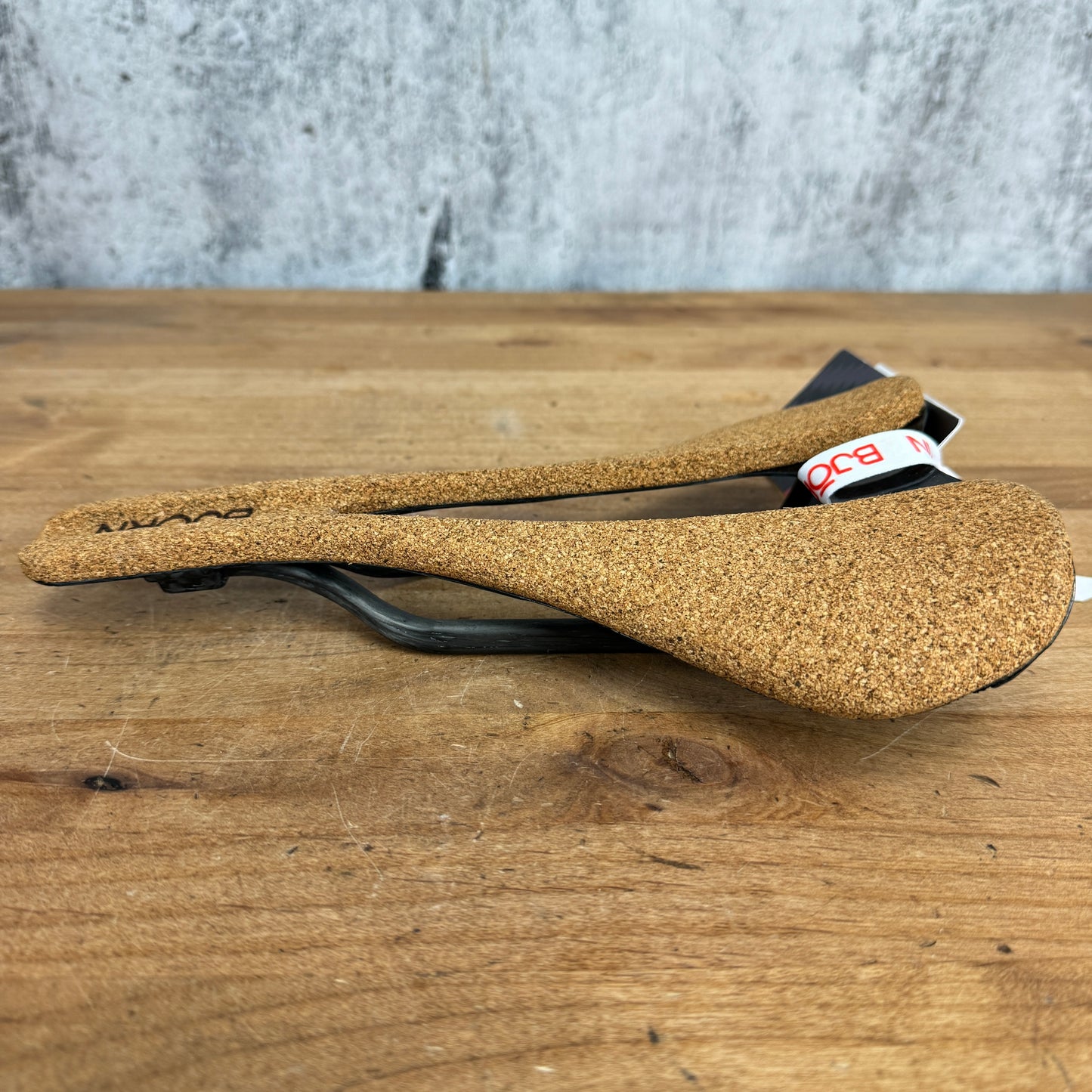 New! Bjorn Cycles Probka Cork Padded 155mm 7x9mm Carbon Rail Bike Saddle 107g