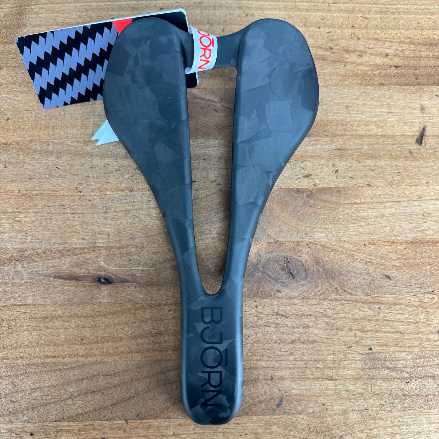 New! Bjorn Cycles Sedlo Full Carbon Camo Matte 143mm 7x9mm Bike Saddle 87g