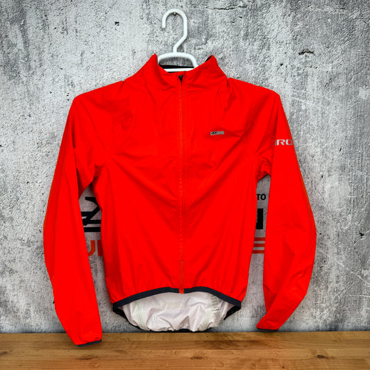 New w/ Tags! Giro Chrono Expert Men's Small Orange Rain Cycling Jacket MSRP $165