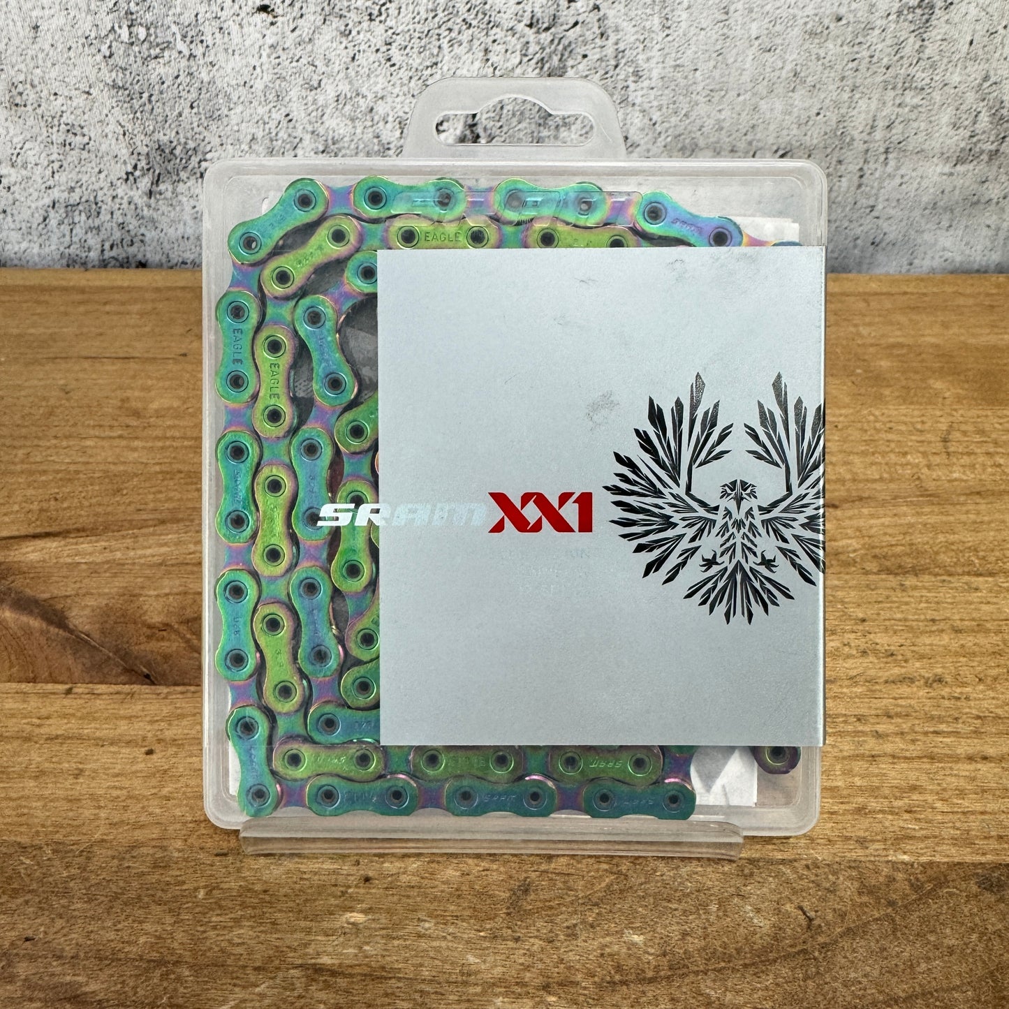 New! SRAM XX1 Eagle Rainbow Hollow Pin 12-Speed Mountain Bike Chain MSRP $100