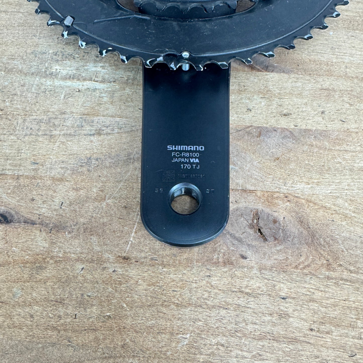 Shimano Ultegra FC-R8100 170mm 52/36t 12-Speed 4-Bolt Crankset 24mm Spindle 724g