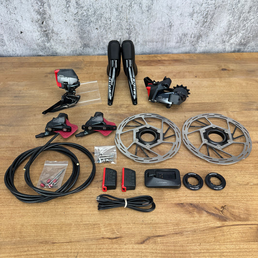 Low Mile! SRAM Force AXS D1 36t 12-Speed Hydraulic Disc Brake Bike Mini Groupset