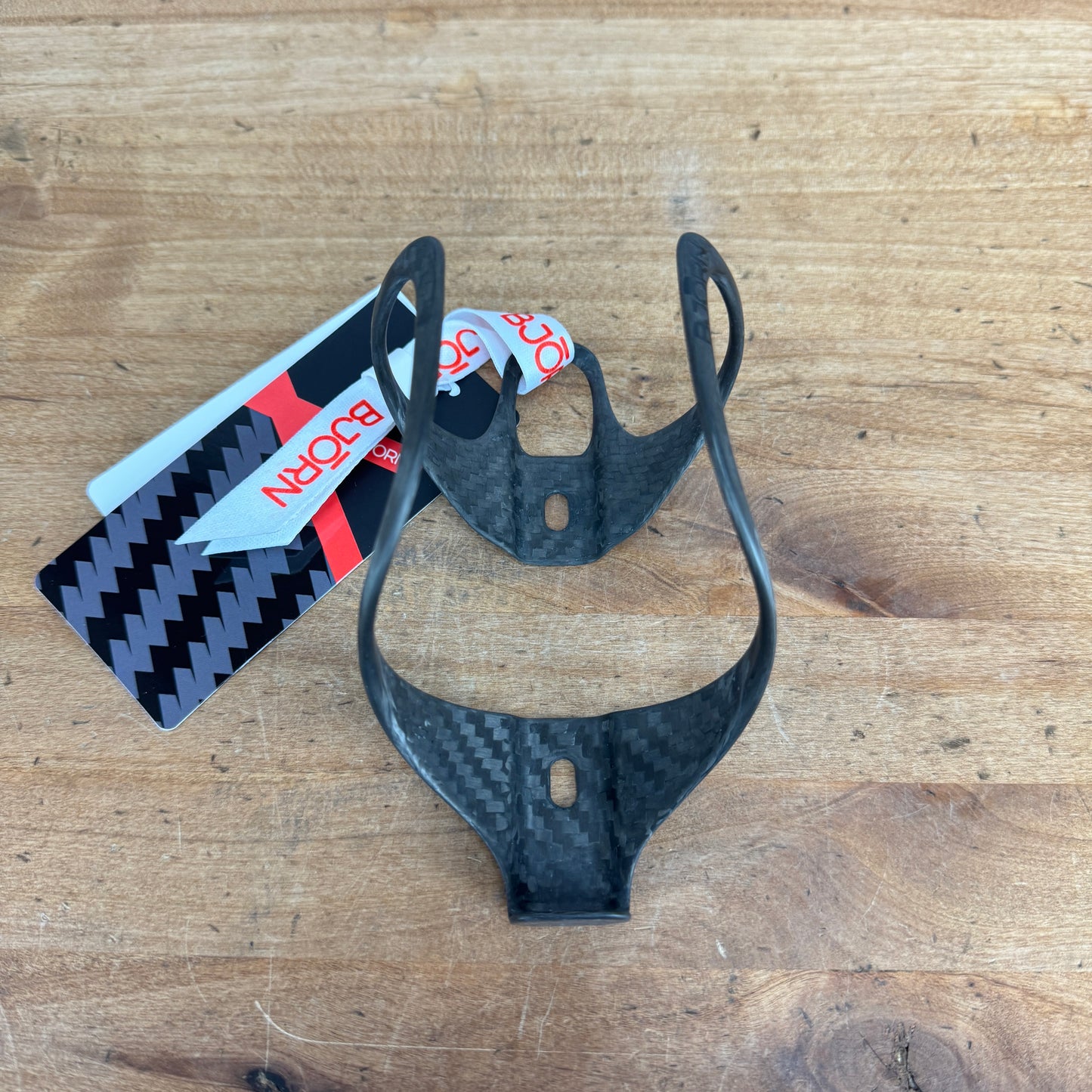 New! Bjorn Cycles Skoba Carbon Single Water Bike Bottle Cage 21g