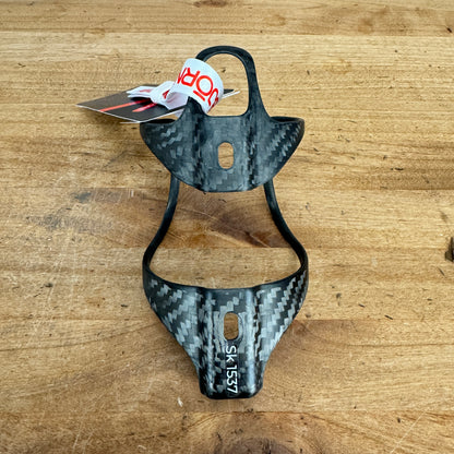 New! Bjorn Cycles Skoba Carbon Single Water Bike Bottle Cage 21g