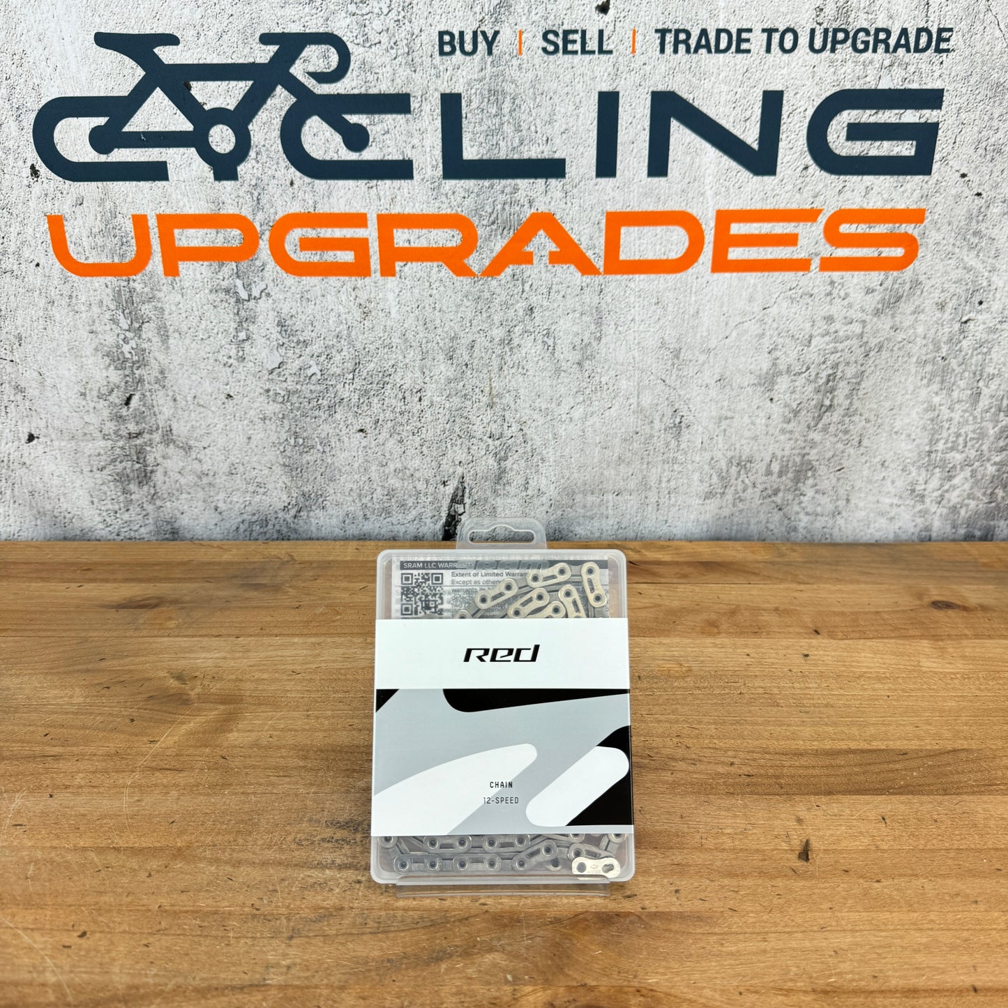 New! 2024 SRAM Red AXS E1 Flattop HollowPin 12-Speed 114 Link Road Bike Chain