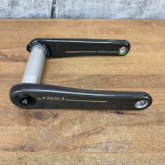 Low Mile! SRAM Red AXS E1 XPLR 172.5mm Carbon Dub Wide Crankset Crank Arms