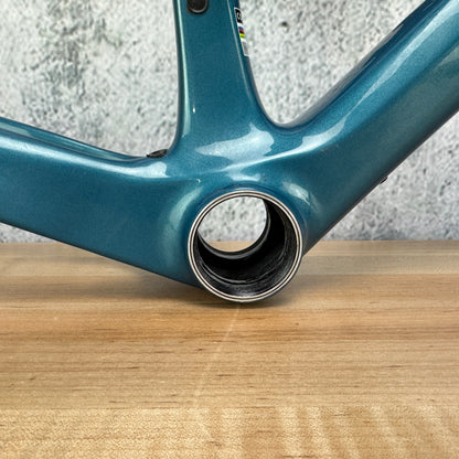 Ridden Once! 2025 Colnago G4-X Ice Blue Size 48 (53.9cm TT) Carbon Disc Frameset