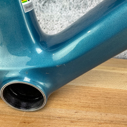 Ridden Once! 2025 Colnago G4-X Ice Blue Size 48 (53.9cm TT) Carbon Disc Frameset