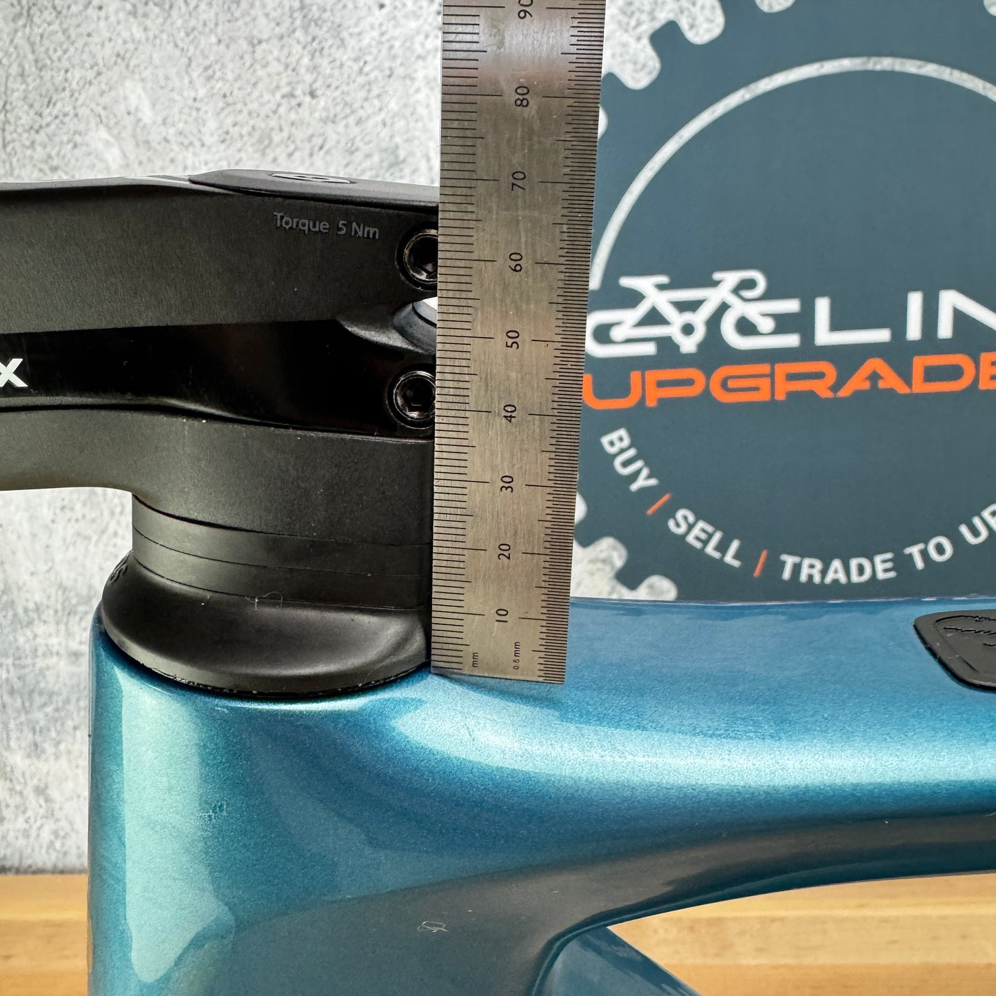 Ridden Once! 2025 Colnago G4-X Ice Blue Size 48 (53.9cm TT) Carbon Disc Frameset