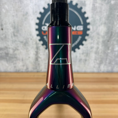 New! 2025 Allied Able FS09 Harlequin Purple to Green 54cm Carbon Disc Frameset
