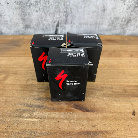 New! Specialized Schrader Valve 29" x 1.75-2.4" x3 Pack Tubes 198g MSRP $7.99