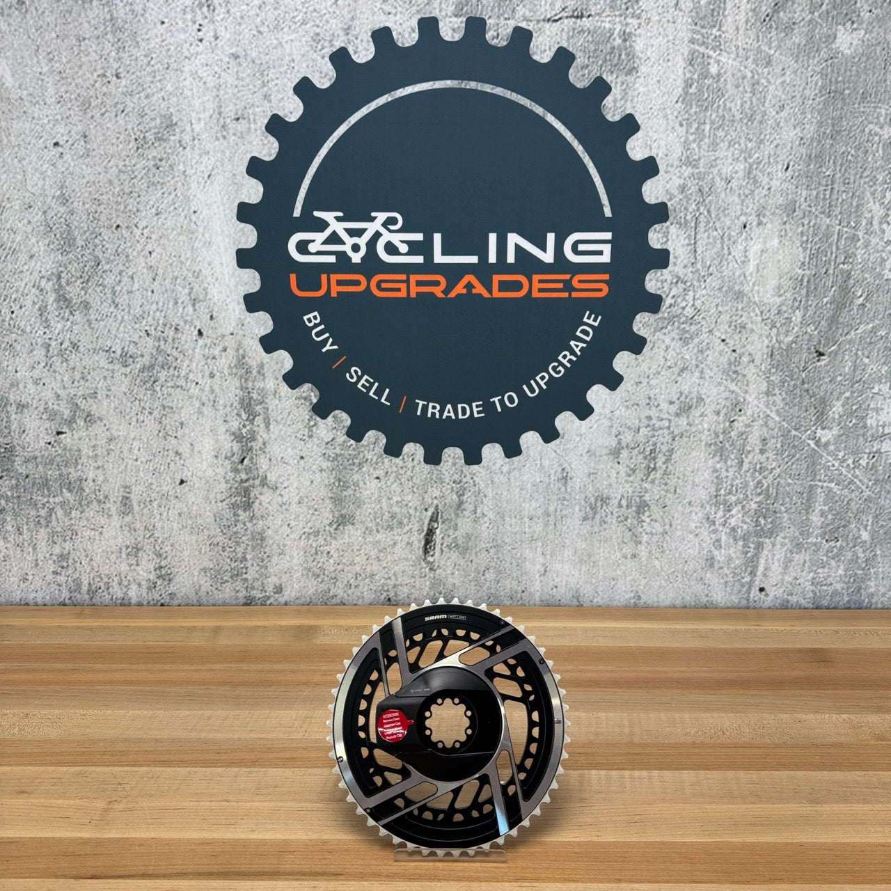New! SRAM Red AXS E1 Quarq Power Meter 50/37t 12-Speed Bike Chainring Set
