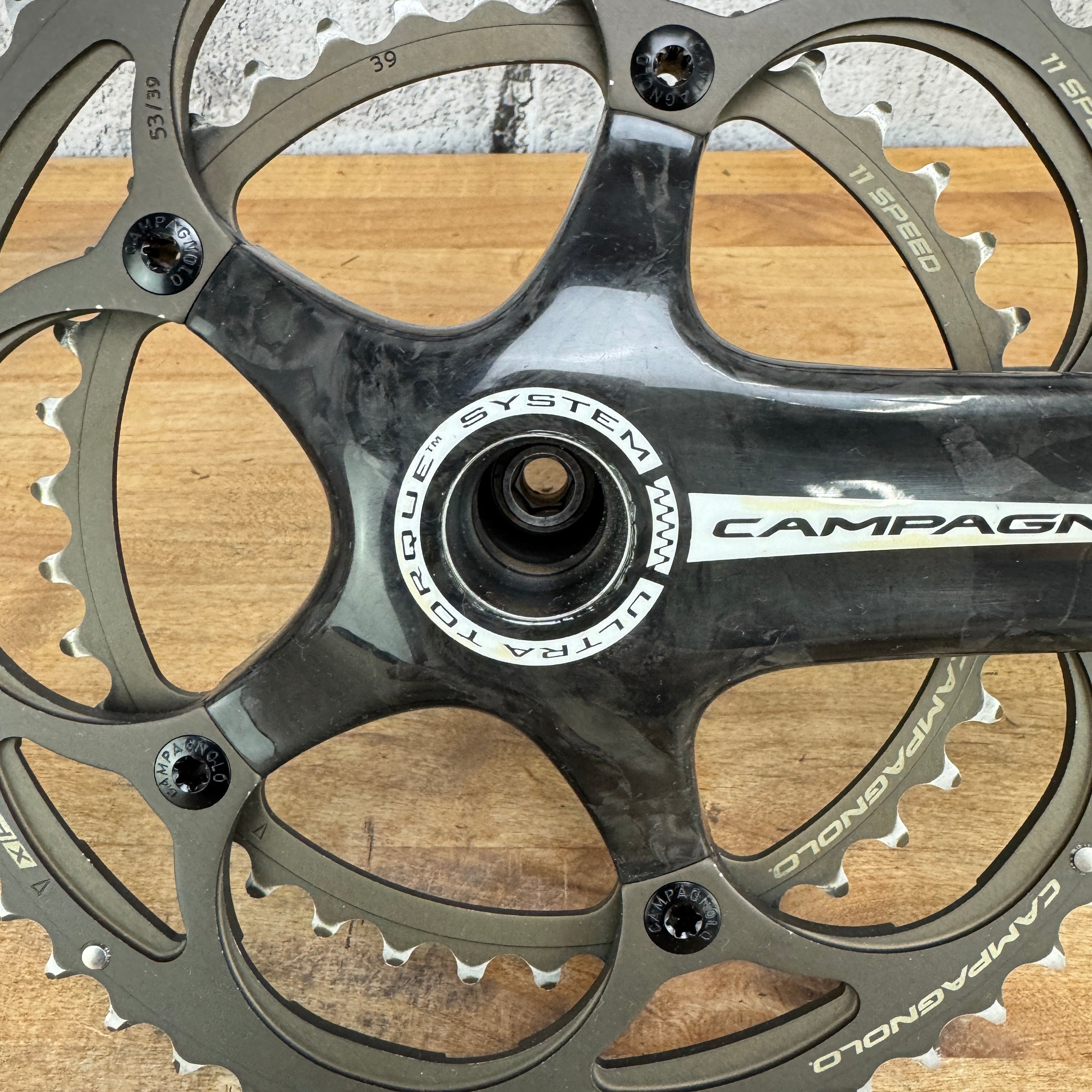 Campagnolo Record 11 Carbon 175mm 53/39t 11-Speed Crankset Ultra