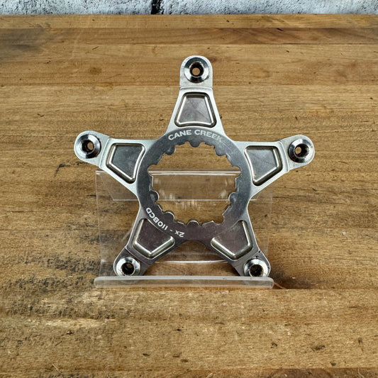 Cane Creek 2x Titanium eeWings 5-Bolt 110mm 3-Bolt Direct-Mount Spider w/Bolts