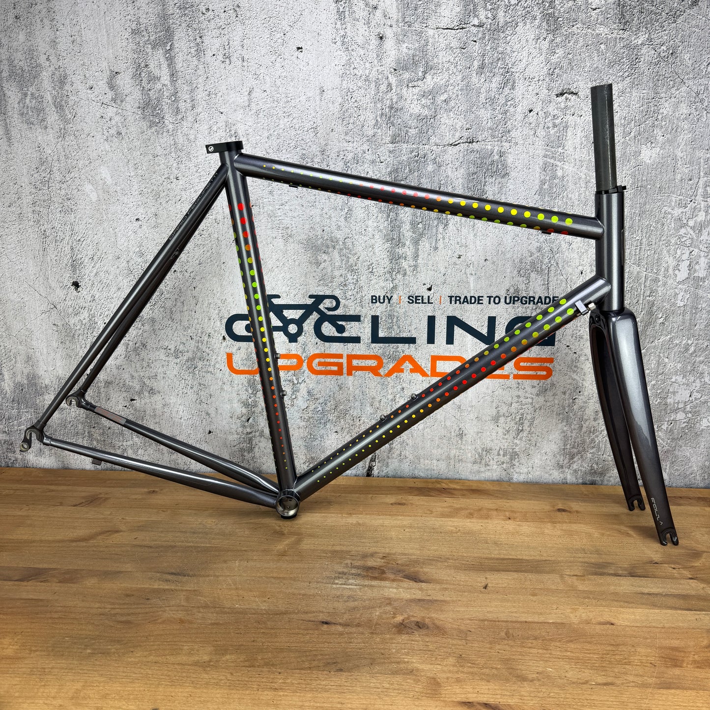 New 2022 Dario Pegoretti Duende 56cm Rim Brake Steel Frameset Falz Mezzatazza