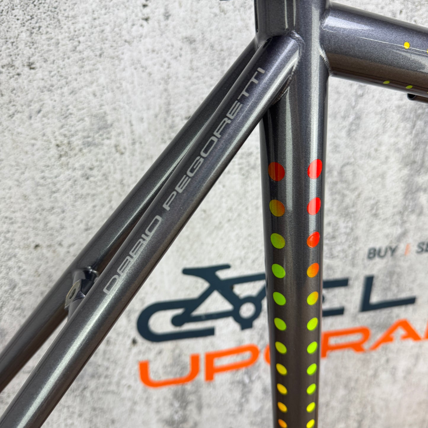 New 2022 Dario Pegoretti Duende 56cm Rim Brake Steel Frameset Falz Mezzatazza