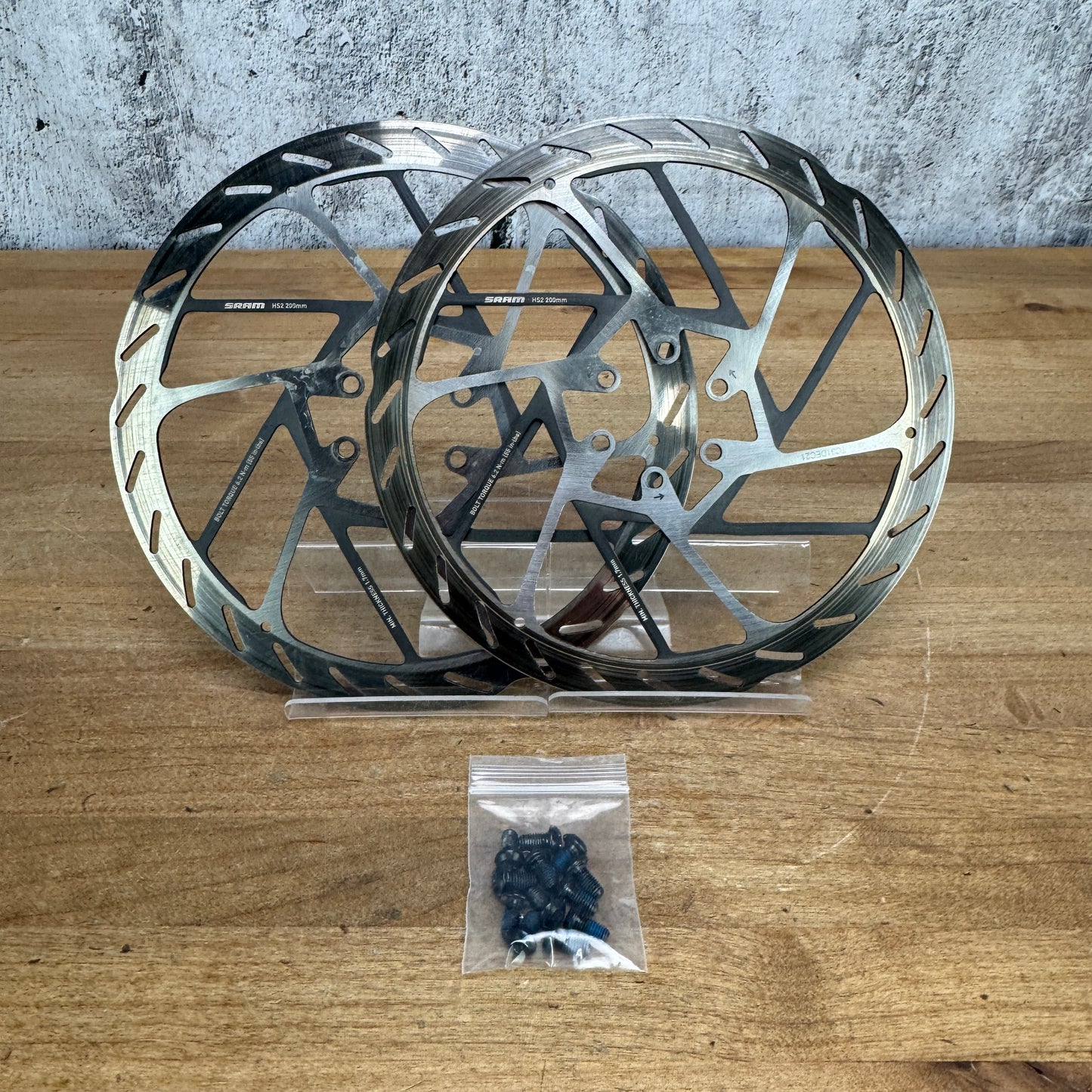 SRAM HS2 203mm 6-Bolt Mountain Bike MTB Disc Brake Rotors 404g