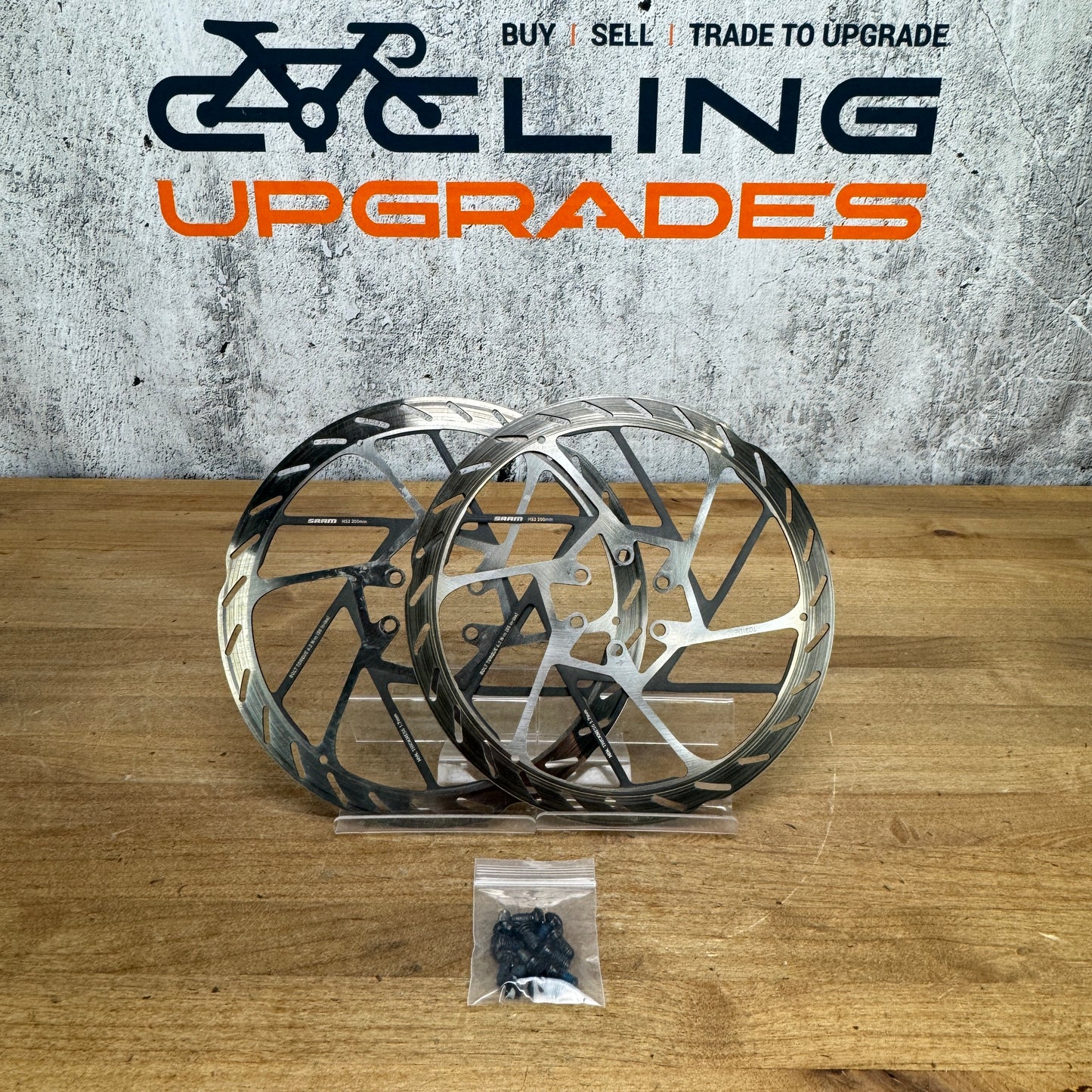 SRAM HS2 203mm 6-Bolt Mountain Bike MTB Disc Brake Rotors 404g