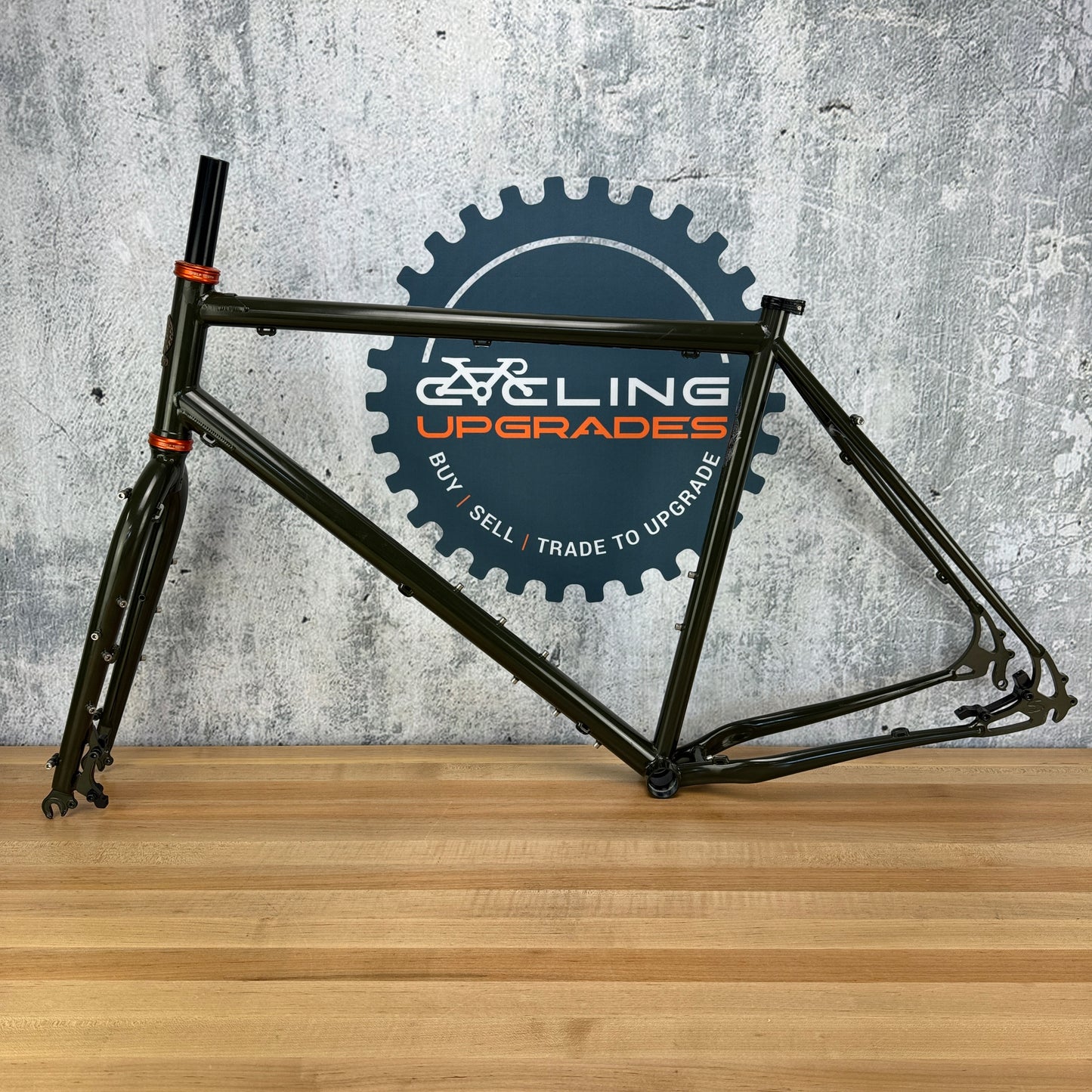 New! Surly Bridge Club Majestic Moss XL Steel QR Disc Brake Frameset 700c