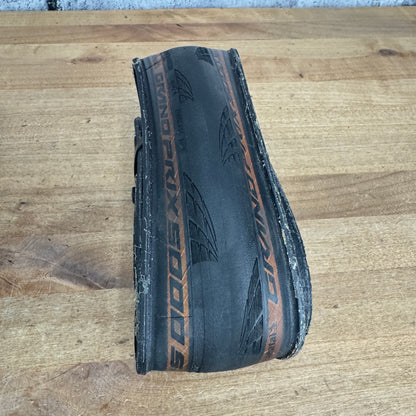 Pair Continental Grand Prix 5000s Tubeless Tan Wall 700c x 25mm Road Bike Tires