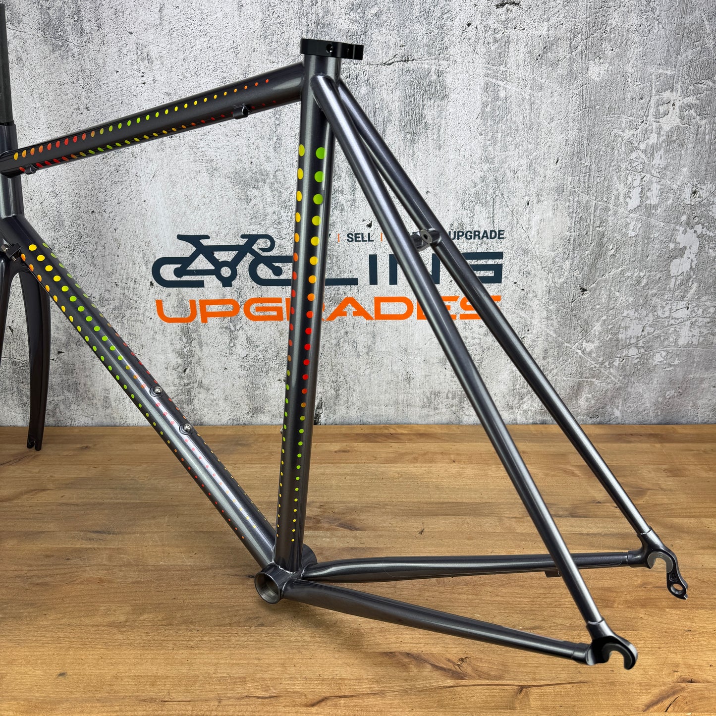 New 2022 Dario Pegoretti Duende 56cm Rim Brake Steel Frameset Falz Mezzatazza
