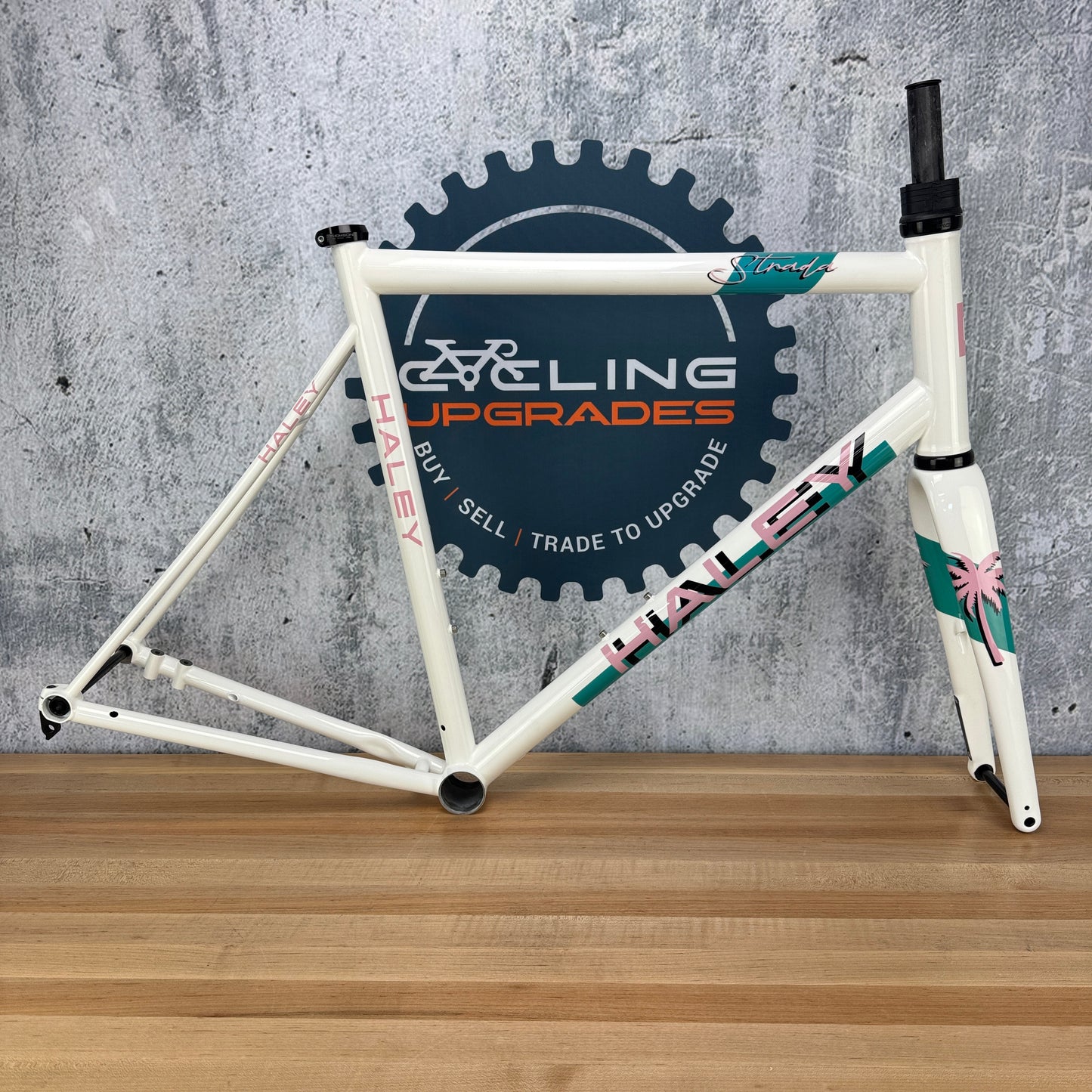 New! 2025 Haley Strada Miami Vice 57cm Titanium Disc Frameset 700c 2508g