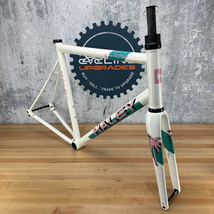 New! 2025 Haley Strada Miami Vice 57cm Titanium Disc Frameset 700c 2508g