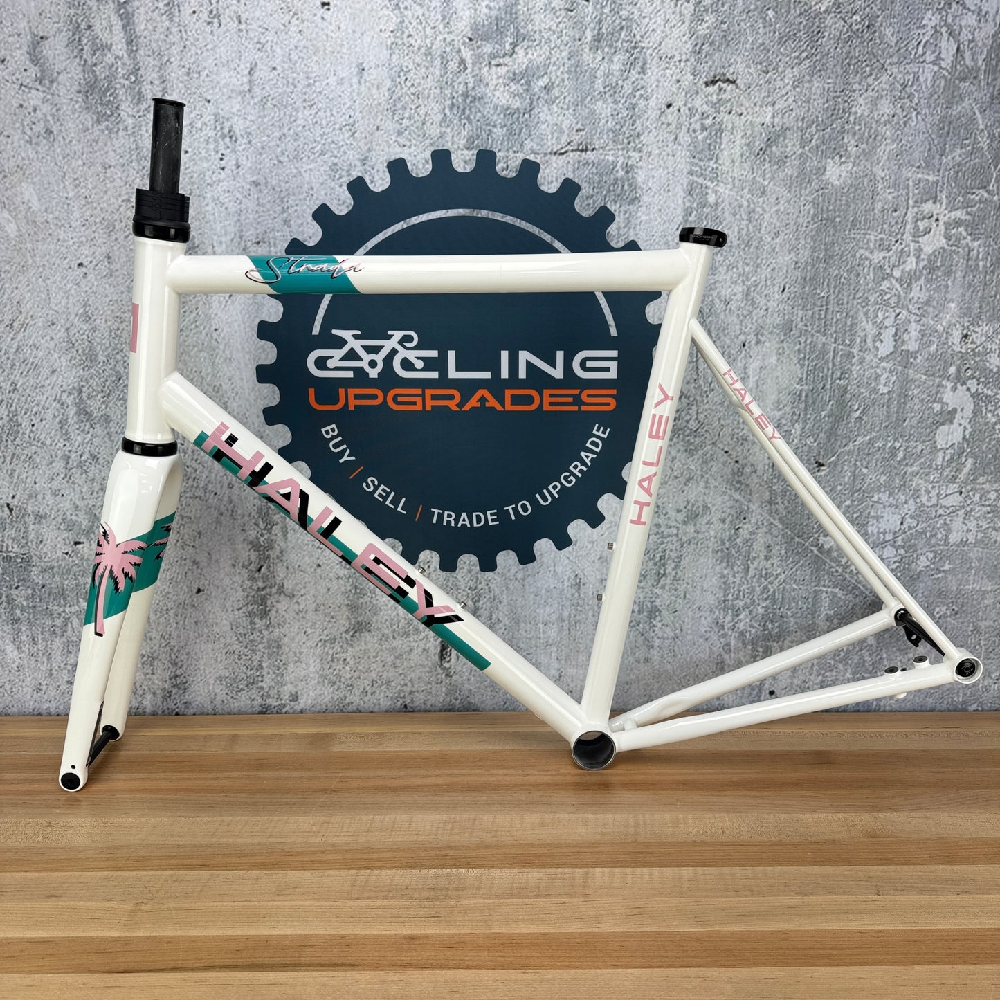 New! 2025 Haley Strada Miami Vice 57cm Titanium Disc Frameset 700c 2508g