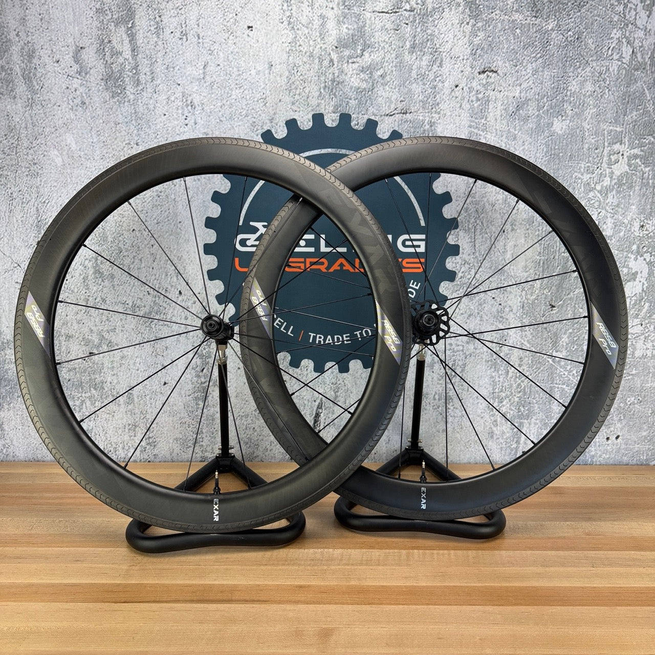 Magene EXAR RB58 Pro 58mm Rim Brake Carbon Tubeless Tire Bike Wheelset 1478g