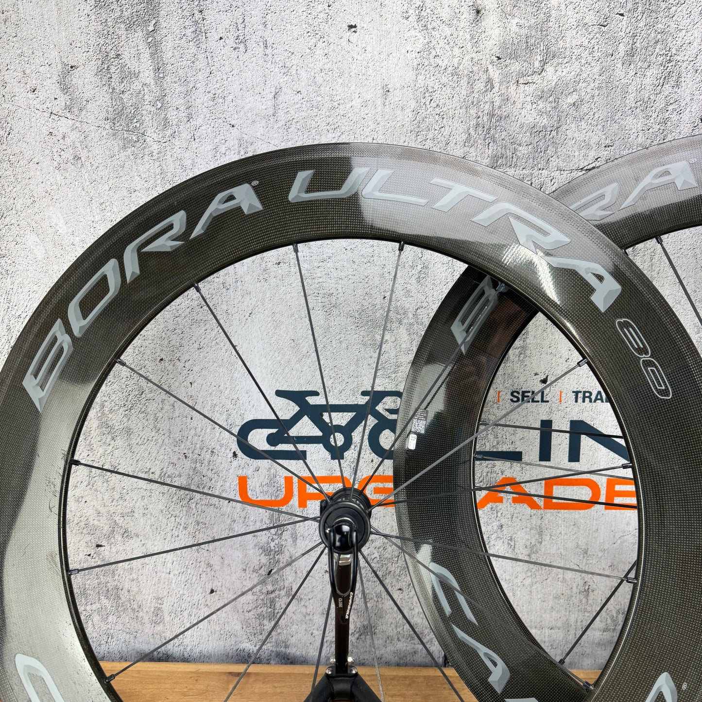 Campagnolo Bora Ultra 80 Carbon Tubular TT/Tri Wheelset 700c Rim Brake 1572g