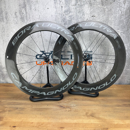 Campagnolo Bora Ultra 80 Carbon Tubular TT/Tri Wheelset 700c Rim Brake 1572g