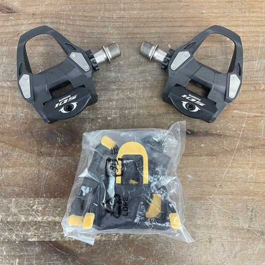 New! Shimano 105 PD-R7000 Carbon Steel Clipless Bike Pedals + Cleats 260g