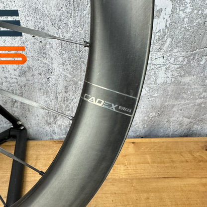 Cadex Ultra 50 Carbon Tubeless Hookless Disc Brake Wheelset 700c 1393g